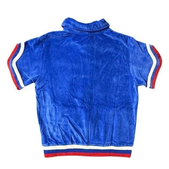 Vintage Southpole Royal Blue Velour Tracksuit Set Zip Up Jacket Pants Size L NEW - Picture 5 of 16